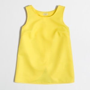 J Crew | Crossed-back jacquard tank top